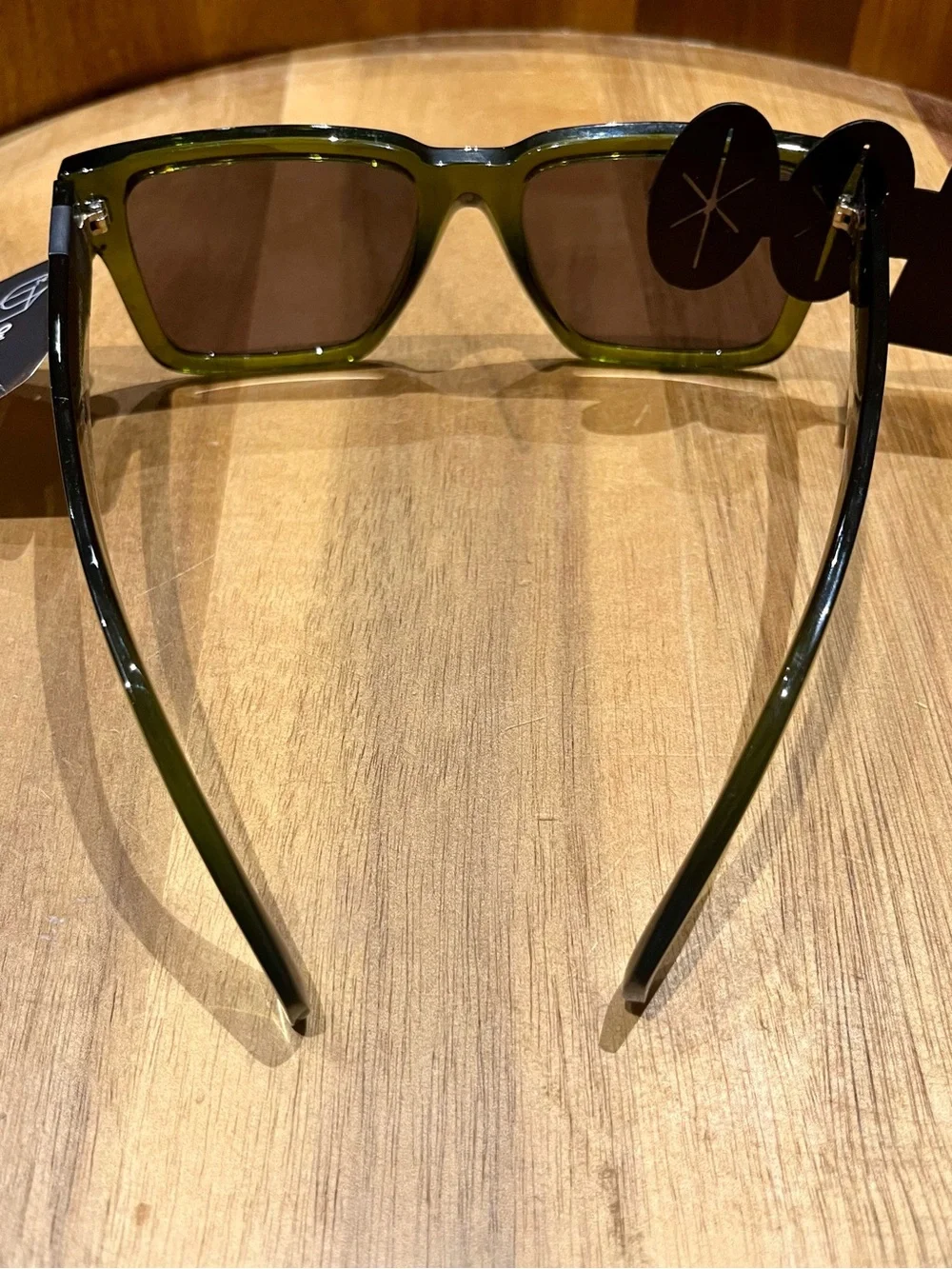 Original Use - Green Rectangular Framed Sunglasses